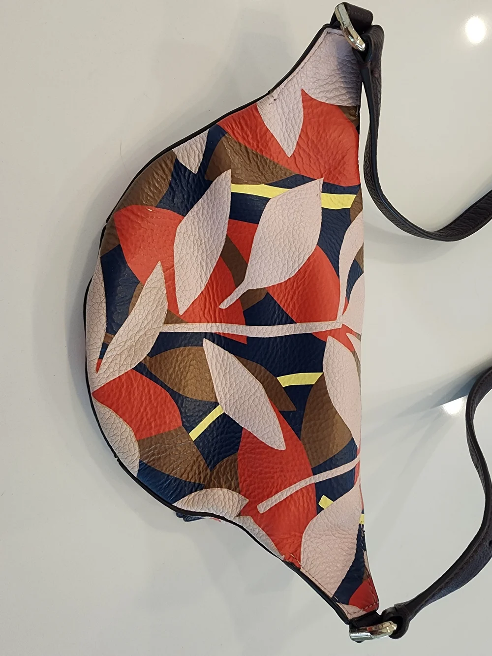 kate spade Multicolor Floral Print Leather Crossbody Belt Bag
